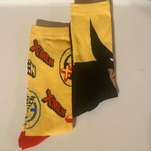 Fun Novelty Socks Featuring X-Men / Set of 2